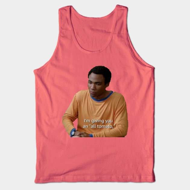 Troy from Community Tank Top by ematzzz